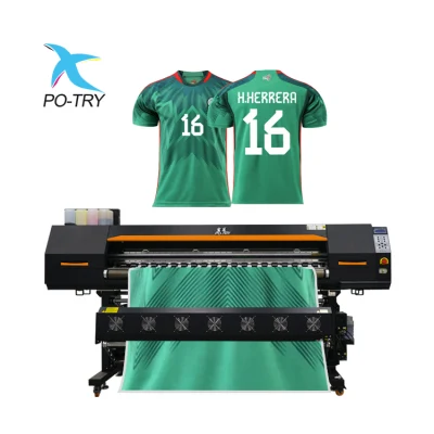Высокое качество чернил большого формата текстильной одежды спортивной одежды цифровой сублимационный принтер